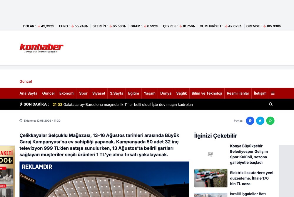 Çelikkayalar'da Büyük Garaj Kampanyası